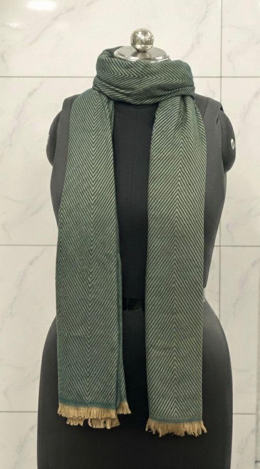 Fisherman Musturd & Green Scarf for Men & Women