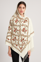 Kashmiri Shawl With Kashmire Embroidery, Indian Stole/Shawl, Mulit Color Embroidery Shawl, Aari Embroidery,Shawl Women, Kashmiri Accessory Size -28x80