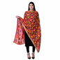 Women's Embroidered Phulkari Chiffon Dupatta