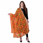 Women's Embroidered Phulkari Chiffon Dupatta